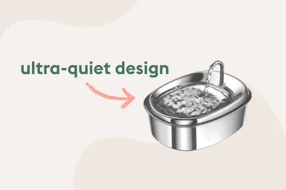 stainless steel cat water fountain