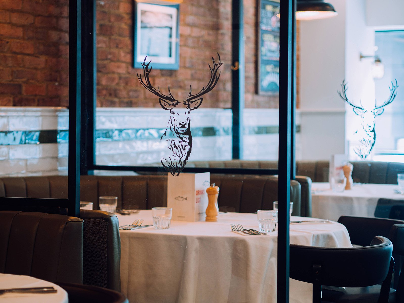 Interior of Ardnamurchan, a traditional Scottish restaurant in Glasgow