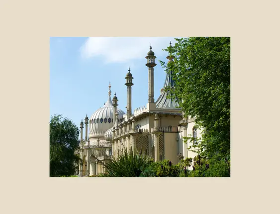 cream colour royal building with dome structure