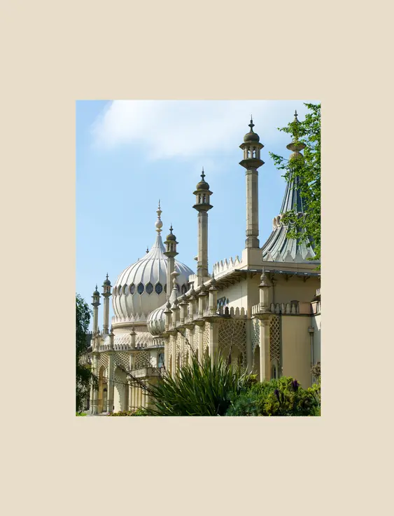 cream colour royal building with dome structure