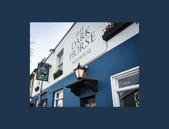 Front of the dark horse pub
