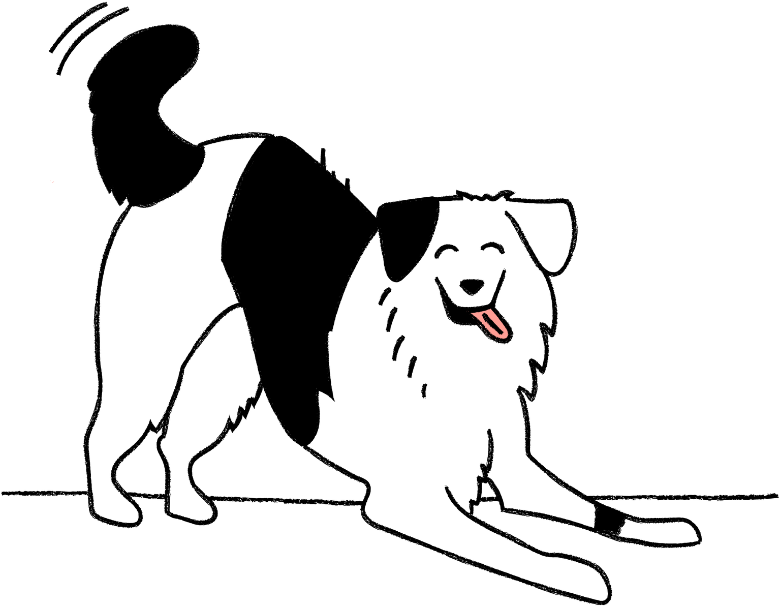 happy dog