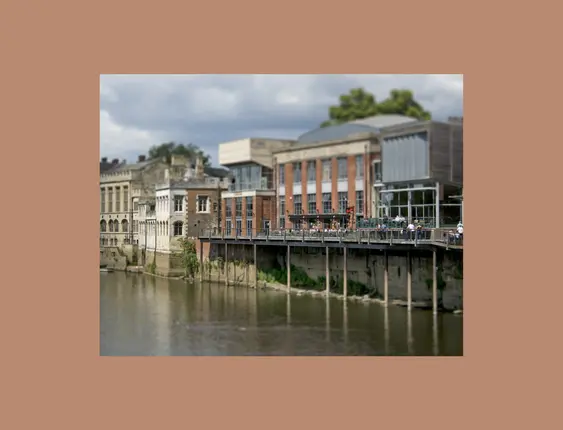 A view of york picturehouse from the river.