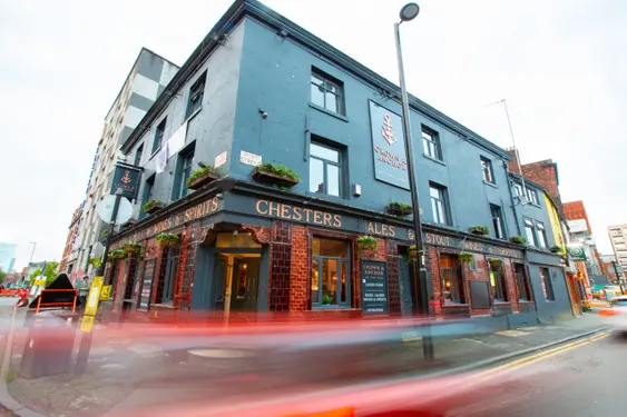 Exterior of Crown &amp; Anchor, a Manchester-based pub
