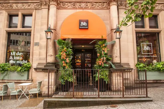 Image of the outside of Bill's Nottingham venue