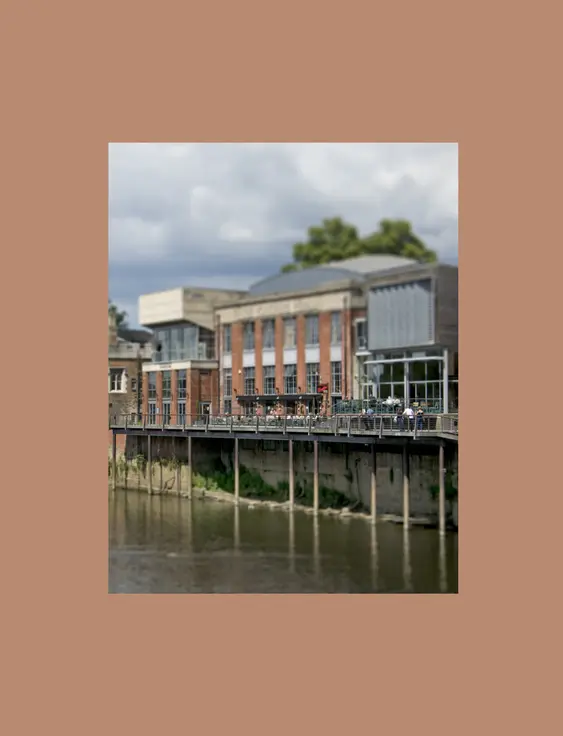 A view of york picturehouse from the river.